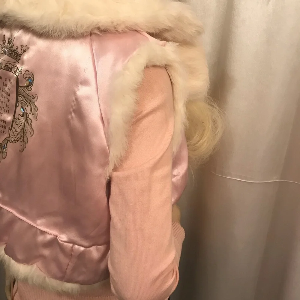 COPY - Super rare y2k 🦄juicy couture 🐰 rabbit fur caplet - Picture 15 of 15